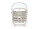 Climatizador de sobremesa Climate King Retro blanco con detalles color cobre y asa marrón