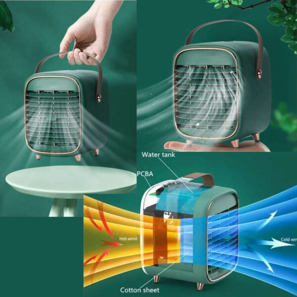 Climate King bureau koeler Retro Green