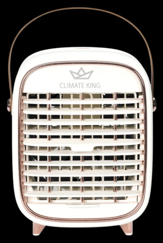 Climatizador de sobremesa Climate King Retro blanco, vista frontal